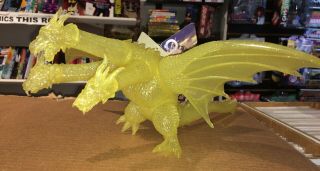 Bandai Godzilla King Ghidorah Clear Yellow Gold - Sparkle 2002 Figure Japan