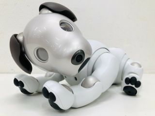 Sony Aibo Ers - 1000 Entertainment Robot Dog Ivory White From Japan F/s