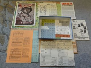 Classic PATTON ' S BEST game by Avalon Hill,  UNPUNCHED,  FANTASTIC 2
