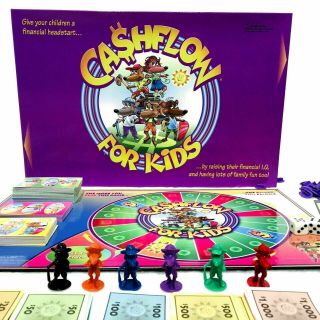 Cashflow For Kids,  Rich Dad Robert Kiyosaki Financial Iq Board Game