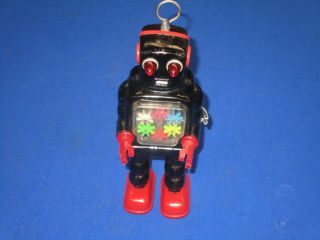 Vintage Ko Co. ,  Japan Wind Up Gear Space Robot In Untouched