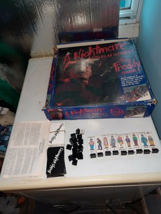 A Nightmare On Elm Street Board Game The Freddy Game Complete
