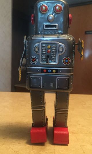 Mechanical Walking Space Man Robot Sy Yoneya Japan 60s