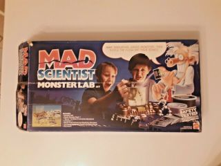 Mattel Mad Scientist Monster Lab Set W/ Box Incomplete W/ Please Read