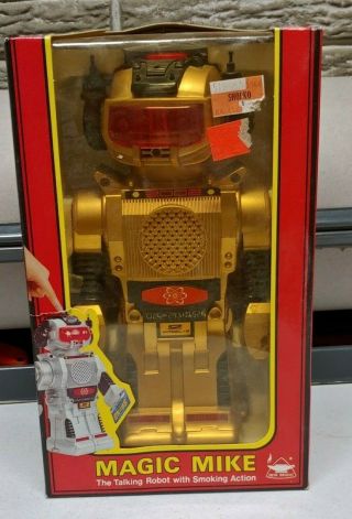1984 Bright Magic Mike 2 Model - B Gold Robot Bump N 
