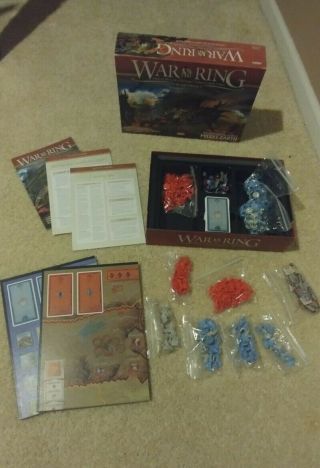 War Of The Ring Board Game 2nd Edition (lord Of The Rings) Complete In Vgc