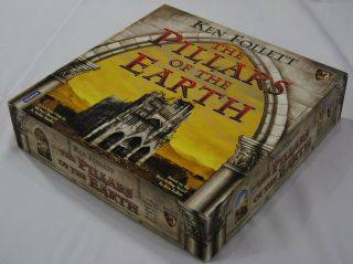 The Pillars Of The Earth Board Game.  Plus Expansion.  Both Complete