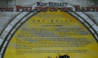 The Pillars of The Earth Board Game.  PLUS EXPANSION.  BOTH COMPLETE 2
