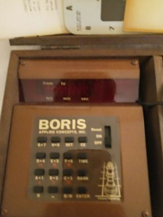 Vintage Boris Electronic Chess Computer Set 1977 Applied Concepts 2