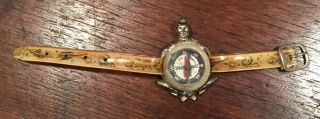 1950’s Tom Corbett Space Cadet Wrist Compass W/original Wristband