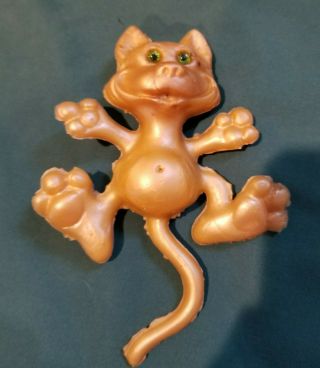 Vintage 1967 Donje Cal Themes Russ Berrie Oily Jiggler Cat Collectable