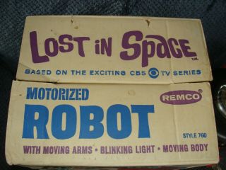 1966 Remco Battery Operated Lost in Space Robot EUC altho Does not work W BOX 2