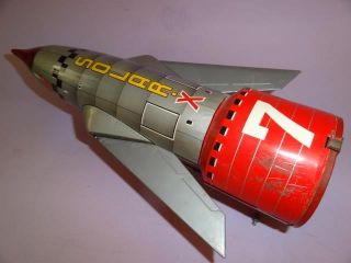 Japan Nomura Tn Tin Space Toys Solar X7 Rocket Spacecraft S - X7 1960 