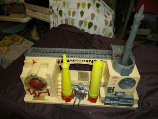 Vintage Ideal Electronic Countdown Rocket Launching Station Space Toy -