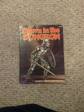 Down In The Dungeon - Greer - Stern Paperback Book - 1981 Dungeon And Dragons D & D