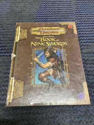 Dungeons And Dragons Tome Of Battle: The Book Of Nine Swords Ad&d 3.  5 Tsr 2006