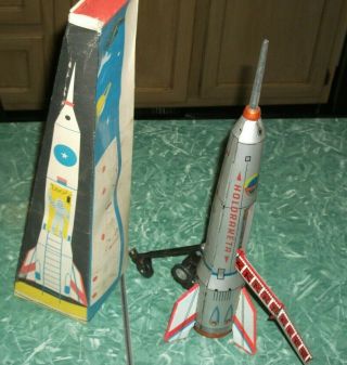 16 " Vintage Hungarian Rocket Holdraketa Friction Toy