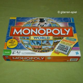 Monopoly World Komplett 1a Top Mit Bankkartenleser Von Parker ©2008 Ab 8 Jahren