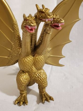Bandai King Ghidorah Figure Godzilla Enemy Gold 3 Headed Monster 7 