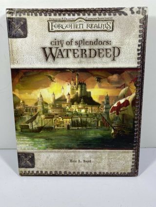 Dungeons & Dragons City Of Splendors Waterdeep Forgotten Realms 3rd Edition