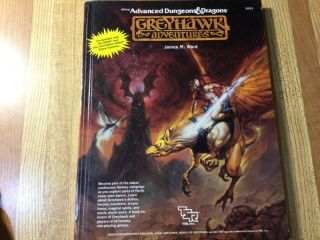 Ad&d Hardcover Book - Greyhawk Adventures - Dungeons And Dragons - Tsr 2023 Rpg