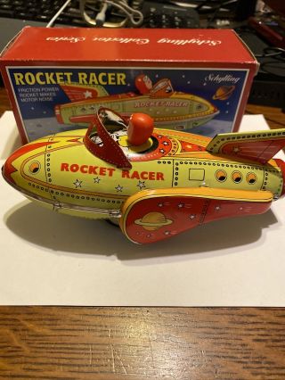 Tin Rocket Racer By Schylling W/ Box
