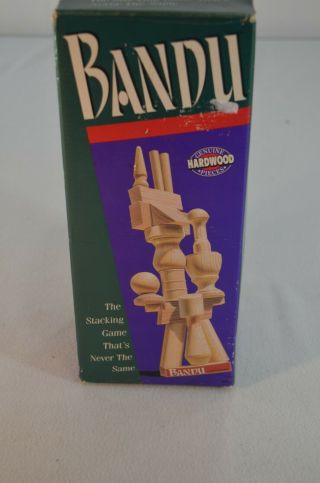 Bandu Milton Bradley 1991 The Stacking Game That 