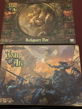 Time Of Legends Joan Of Arc Board Game With Reliquary Box