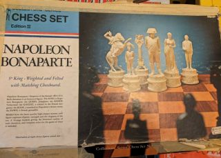 1966 Classic Games Collectors Series Chess Set 203 Napoleon Bonaparte Edition Ii
