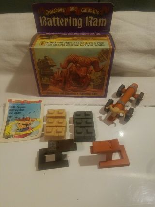 Crossbows And Catapults Game Battering Ram Complete In The Box With Instructions