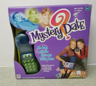 Vintage Mystery Date Game Electronic Talking Phone Mb / Hasbro 2000 Complete