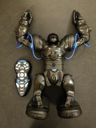Robosapien Rs Blue Wowwee Toy Robot With Remote,  And Batteries,  Great