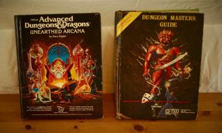 Advanced D&d Dungeon Master Guide & Unearthed Arcana 1st Editions