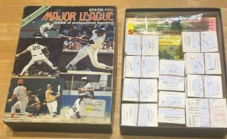 Sports Illustrated Statis Pro Baseball Game Complete 1979 Season Teams Look