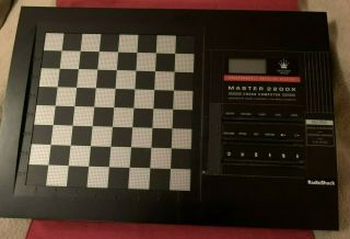 Radio Shack Chess Computer,  Master 2200x,  Programmable Rotating Display,  64 Levels