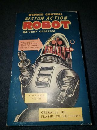 Ha Ha Toys Battery Operated Remote Control Robot/piston Action Box Only