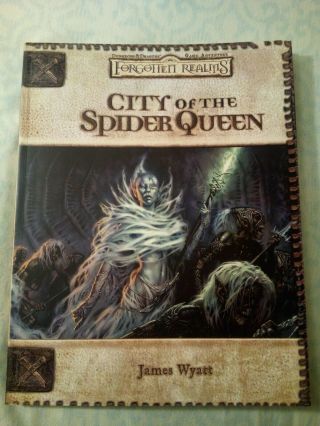 Dungeons And Dragons City Of The Spider Queen Forgotten Realms Very Fine
