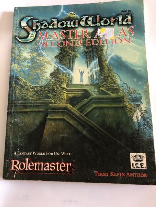 Rolemaster Shadow World Master Atlas 2nd Edition