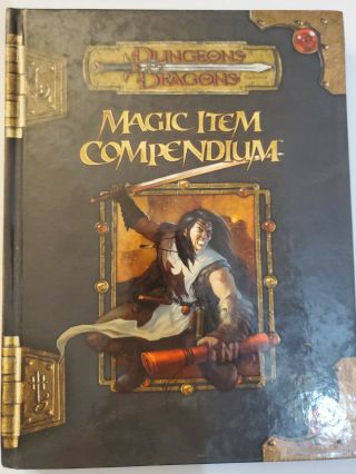 D&d 3e V3.  5 Magic Item Compendium Vg/nm Dungeons And Dragons