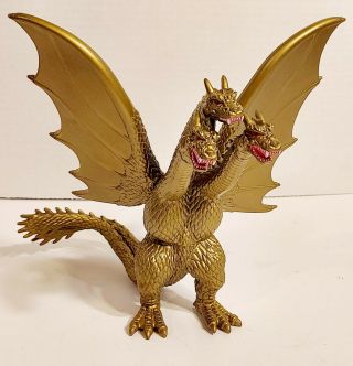 King Ghidorah Figure Godzilla Gold 3 Headed Monster - Toho 2014 - Dragon - Killer