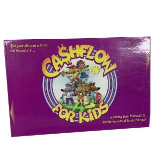 Cashflow For Kids Board Game Rich Dad Robert Kiyosaki Complete Financial Iq