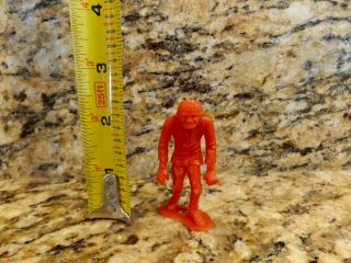 Mpc Red Slew Foot Frankenstein Vtg 2.  5 " 1960s Plastic Horror Halloween Figure