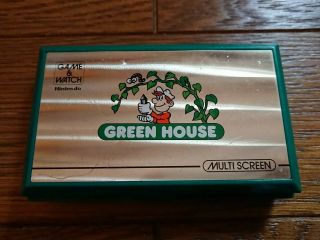 Nintendo Game And & Watch Green House 1982 Japan