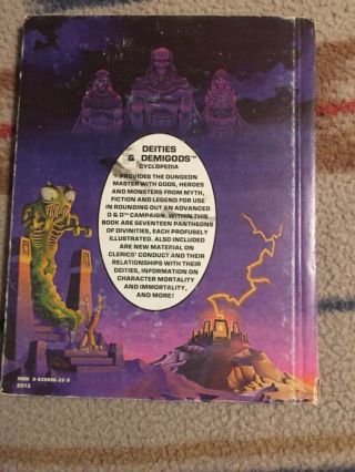 TSR Presents Deities & Demigods Advanced D&D 1980 Hardcover 3