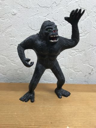 Vintage Gorilla King Kong Ape Monster 1976 Imperial Hong Kong - Solid Rubber 7 "