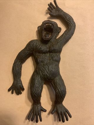 Vintage King Kong Gorilla Ape Rubber Jiggler Monster Toys Tung Kee Hong Kong