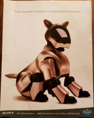 Sony Aibo Ers - 210 Brochure / Pamphlet For United States