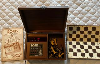 Boris Master Electronic Chess Computer Set 1978 Applied Concepts Complet