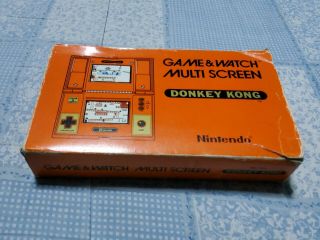 Nintendo Game And Watch G&w Donkey Kong Dk - 52 Box,  (no Game)