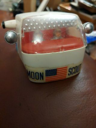 Marx Toys Nasa Moon Scout Vehicle Vtg Not Missing Parts Cab Figures Only